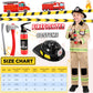 Giftinbox Firefighter Costume For Boys,Fireman Costume For Boys With Accessories Toddler Halloween Costumes For Kids 3-12…
