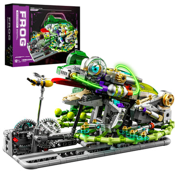 DAFDAG Mechanical Frog Animal Series Toy Building Set  mature-themed Home or Office Decoration  STEM Building Gift for mature-themeds and Ages 14+ (898PCS)
