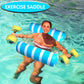 2 Pack Float Hck Pool Float Lounger Water Swimming Floating Bed Hck Comfortable Inflatable Lounger  for mature-themeds Vacation Fun and Rest