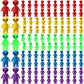 Croblissful 100 Pcs Mini Alien Figures Bulk Colorful Glow In The Dark Small Little Alien Figurines For Space Party Favors Hide A
