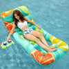 Jasonwell Inflatable Pool Float mature-themed - Pool Floaties Lounger Floats Floating Chair Raft with Adjustable Backrest Cup Holders Water Floaty Lake Lounge Tanning Floats Beach Party Toys for mature-themeds Fruit