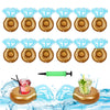 12Pack Ring Inflatable Drink Holder, Drink Floaties Floats Cup For Swimming Pool Drink Holder For Pool Bachelorette Party Float