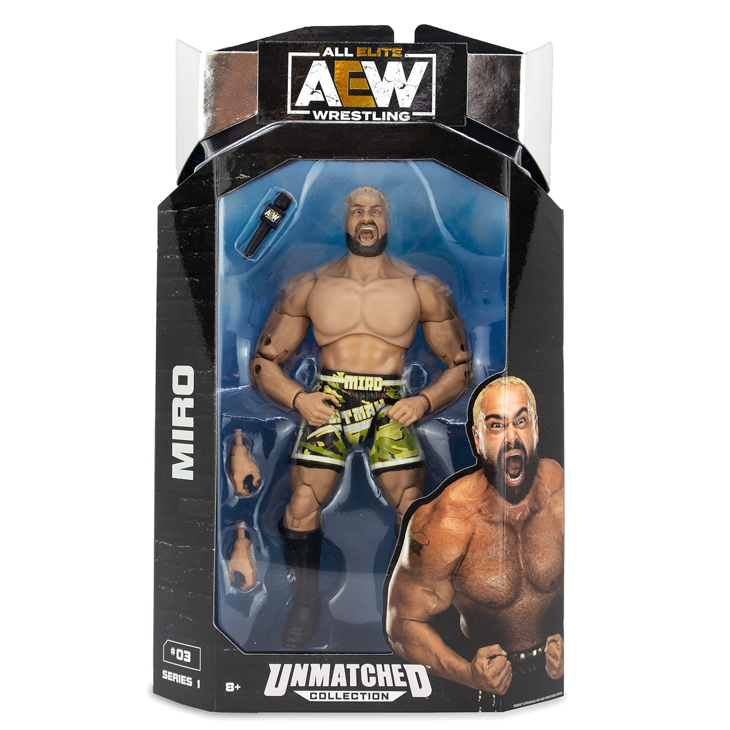 All advanced Wrestling Miro Action Figure Unmatched Collection Figure - Series 1