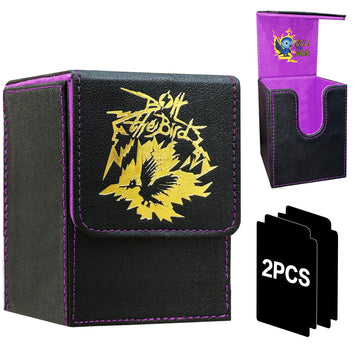 Promaxibinder Mtg Deck Box Commander Btb, Fits 100 Single Sleeved Cards 2 Dividers, Strong Magnet Magic The Gathering Deck Box P