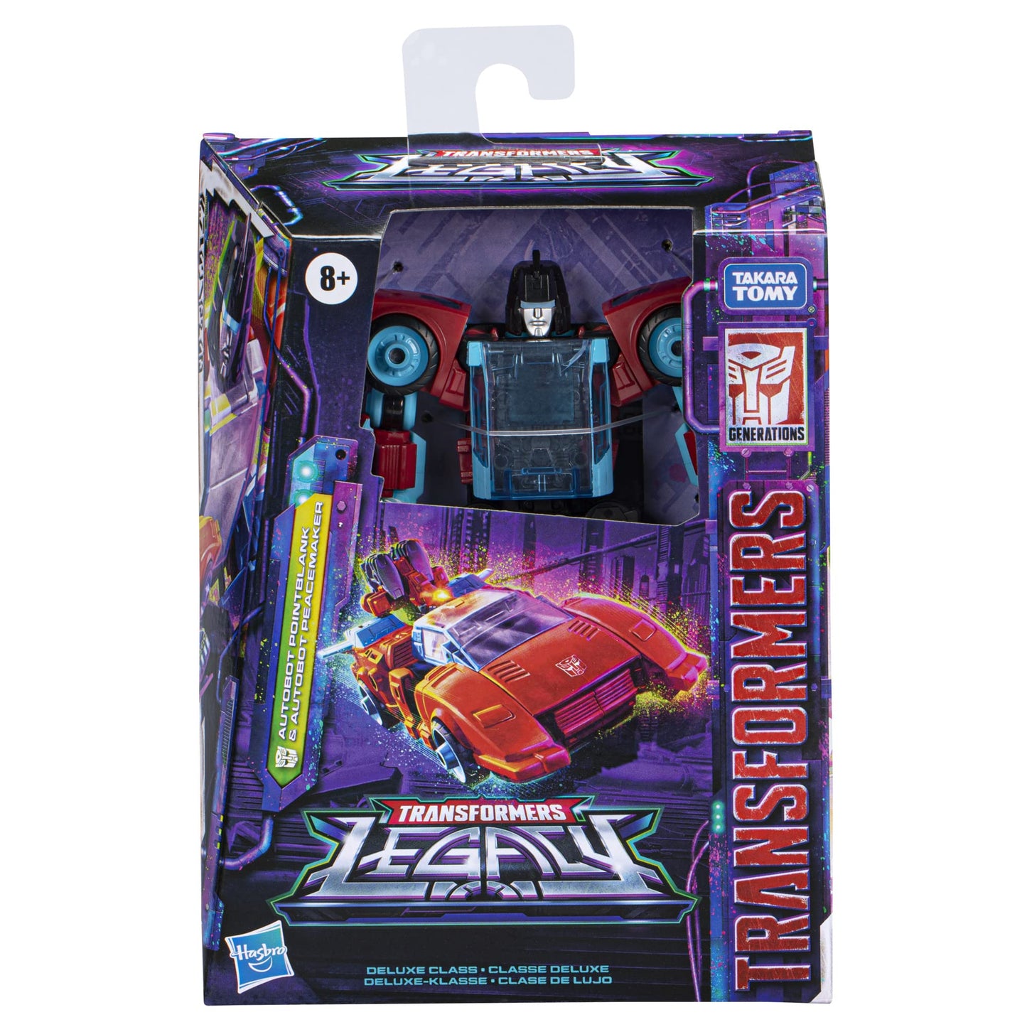 Transformers Toys Generations Legacy Deluxe Autobot Pointblank & Autobot Peacemaker Action Figures - Kids Ages 8 and Up  5.5-inch