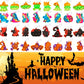 Jdsty 32Pcs Halloween Mini Pop Fidget Toys Packs For Kids Girls Boys Halloween Party Favors Halloween Treat Bags Gifts Stress Re