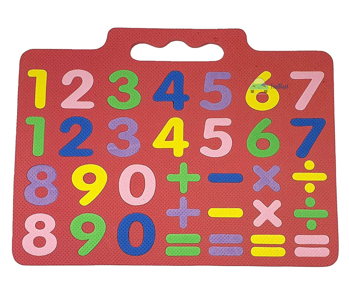 FunBlast Eva Foam Numbers Learning Puzzle  Numbers Interlocking Puzzle for Kids, Preschool & Montessori Educational Learning Pu