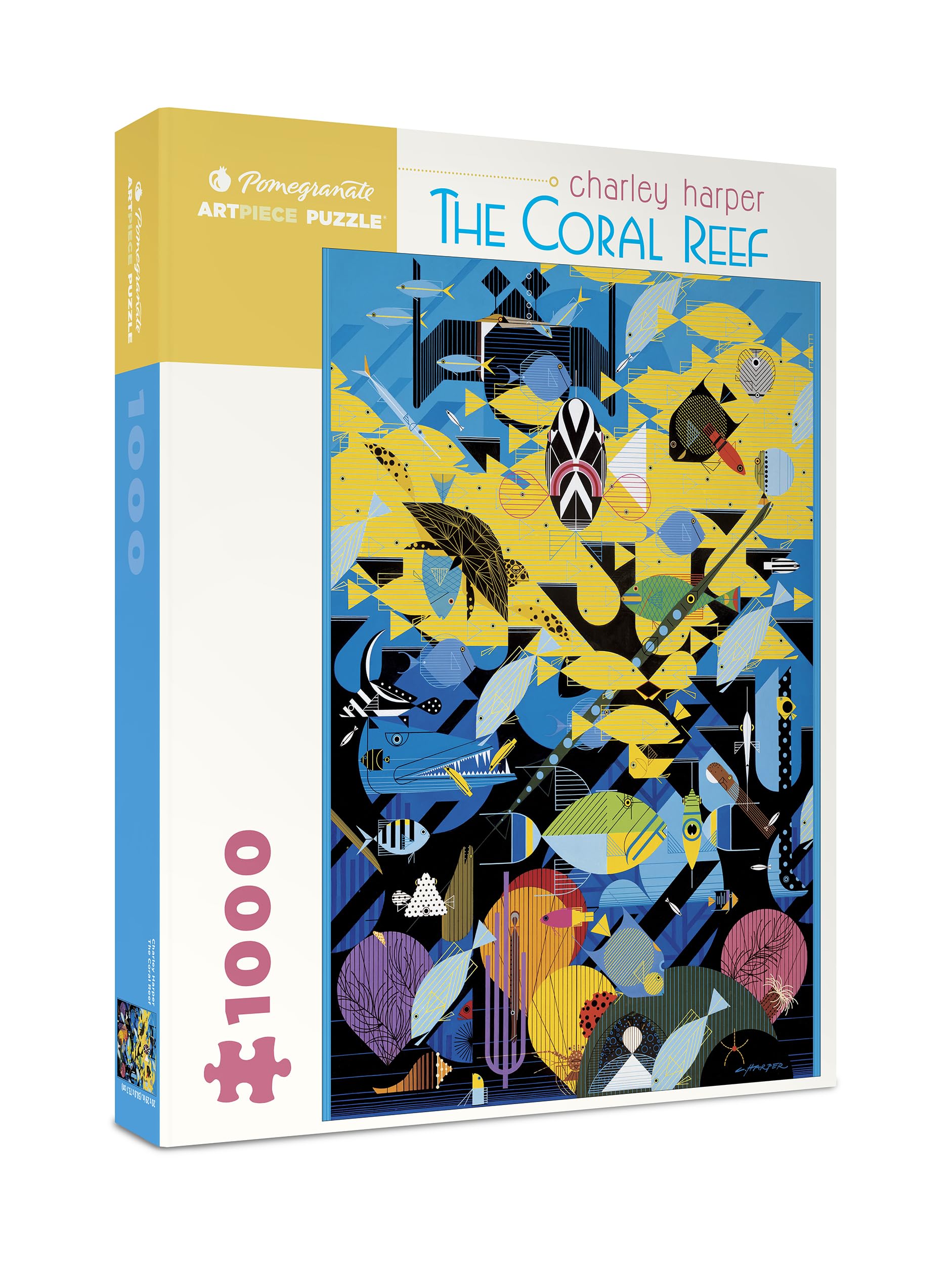 Charley Harper - The Coral Reef: 1,000 Piece Puzzle