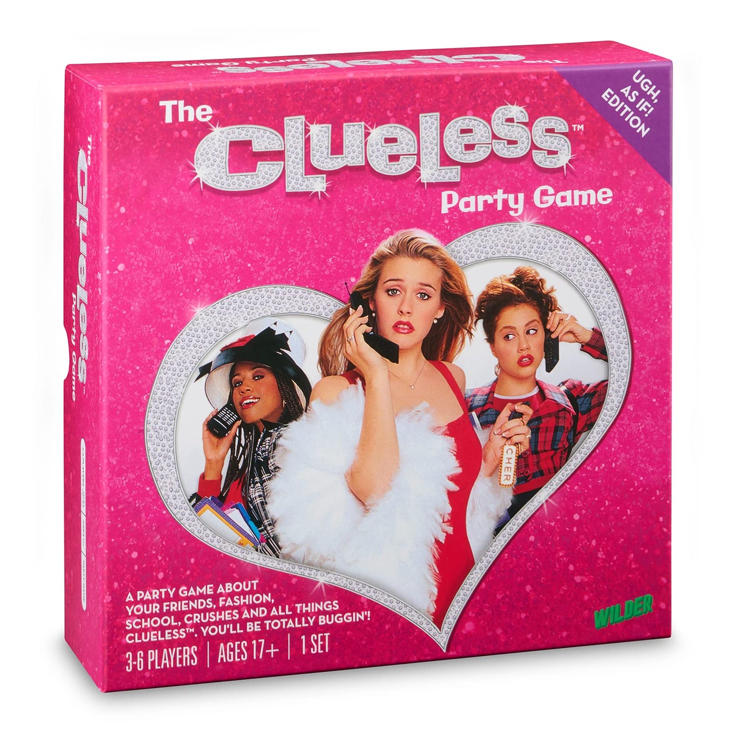 Clueless Clueless Party Game - Ugh as if! Edition - Board Game for Adults - Multicolored - Model WILD-472 - Fun for Parties