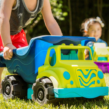 B. toys- Colossal Cruiser 20'' Sand Truck- Water & Sand Playset - Beach Dump Truck for kids- 18 months +