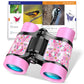 Unicorn Binoculars Toys For Kids 3 4 5 6 Year Old Girls Toddlers Pink Binoculars Toys Bird Watching Outdoor Camping Adventure Te