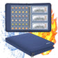 Coin Collection Book Holder For Collectors, 300 Pockets Fireproof Coins Collecting Album & 36 Sleeves Money Storage Case For Coi