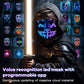 Aiglun Led Face Transforming Mask With Gesture Control Fun For Kids And Adults - Cool Stuff Halloween Cosplay And Christmas Part