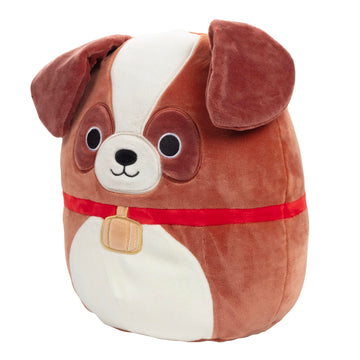 Squishmallows 10' Sassafras The St. Bernard Dog - Officially Licensed Kellytoy Plush - Collectible Soft & Squishy Puppy Stuffed Animal Toy - Add To Your Squad - Gift For Kids, Girls & Boys - 10 Inch