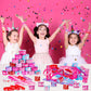 Thuodo 48 Pcs Valentines Slap Bracelets Rubber Bracelets Valentines Party Favors Gifts for Kids School Classroom Goodie Bag Stuf