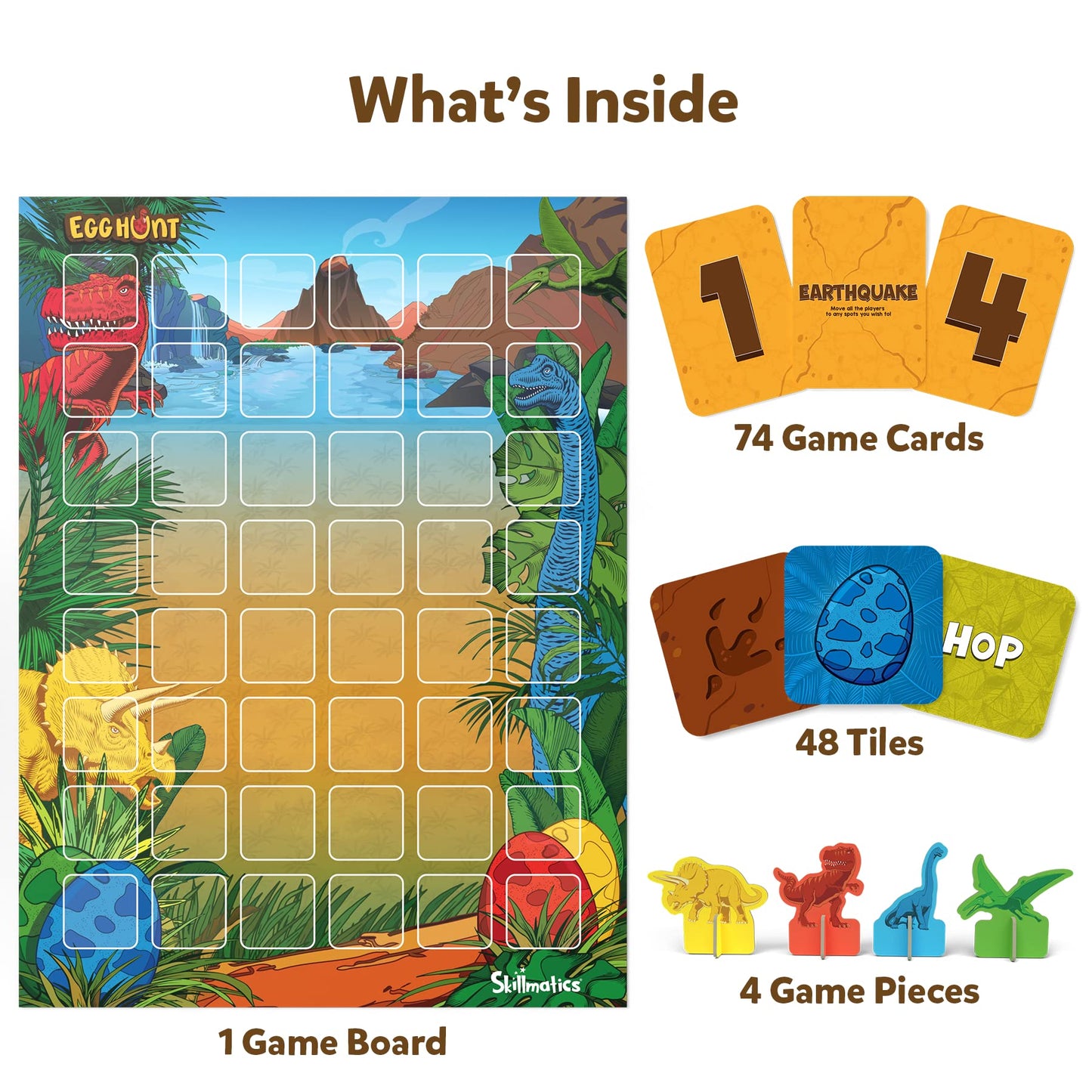 Skillmatics Board Game - Egg Hunt, A Fun Memory & Strategy Game for Ages 5 and Up, Perfect for Families and Gifts