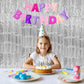 2PC Silver Streamers Party Decorations,Silver Fringe Door Streamers Backdrop, Silver Tinsel Backdrop Curtain Party Decorations,
