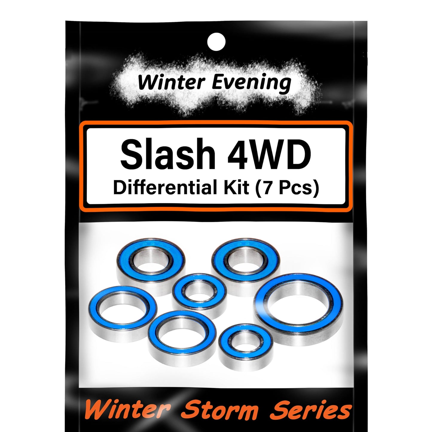 Winter Evening - Front and Rear Diff for Traxxas 4x4 VXL Slash, Stampede Bearings Kit