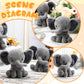 Harrycle 6 Pcs Elephant Stuffed Animals 6 Inch Big Ear Stuffed Elephant Animal Plush Toy Gift For Baby Shower Boys Girls Nursery