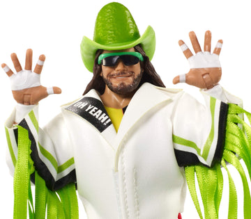 Wwe Ultimate Edition “Macho Man” Randy Savage Action Figure, 6-In /15.24-Cm, With Interchangeable Heads, Swappable Hands, & Entrance Gear For Ages 8 Years Old & Up