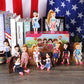12 Pack: Little Girls Party Favors Dolls - 5'' Small Toddler Doll Toys Kids Miniature Figures Friends Bulk Bundle Play Set