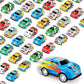 Hooqict 36 Pack Mini Pull Back Car For Kids 4-8 Boys Racing Car Party Favors Bulk Small Car Vehicles Set For Goodie Bag Stuffers