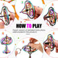 Norme Christmas Gyroscope Toy Metal Anti Rotating Desk Gyroscope Flying Motion Balance Physics Toy for Girls Boys mature-themed Xmas Gift(Colorful)