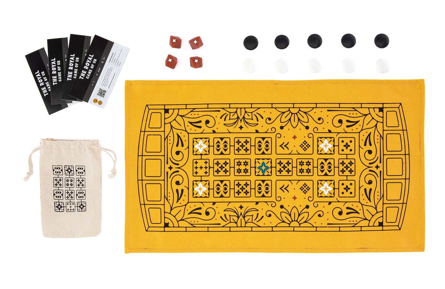 Stellar Factory The Royal Game Of Ur - Compact, Travel-Friendly | One Of The Oldest Strategy Games In The World