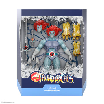 Super7 Ultimates! Thundercats Lion-O (Hook Mountain Ice) - 7' Thundercats Action Figure With Accessories Classic Cartoon Collectibles And Retro Toys