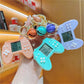 Vlmazlm Retro Classic Game Console Pendant Keychain - Playable Miniature Handheld Game, Middle Size, Q5 Plastic, Gift Item