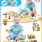 Wooden Puzzles Toddler Toys For 1 2 3 Years Old Boys Girls, 6 Vehicle Shape Learning Educational Blocks Birthday Gifts Sensory T