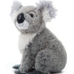 The Petting Zoo Koala Stuffed Animal, 12-Inch Grey Plush Toy, Recycled Materials, Model 420341