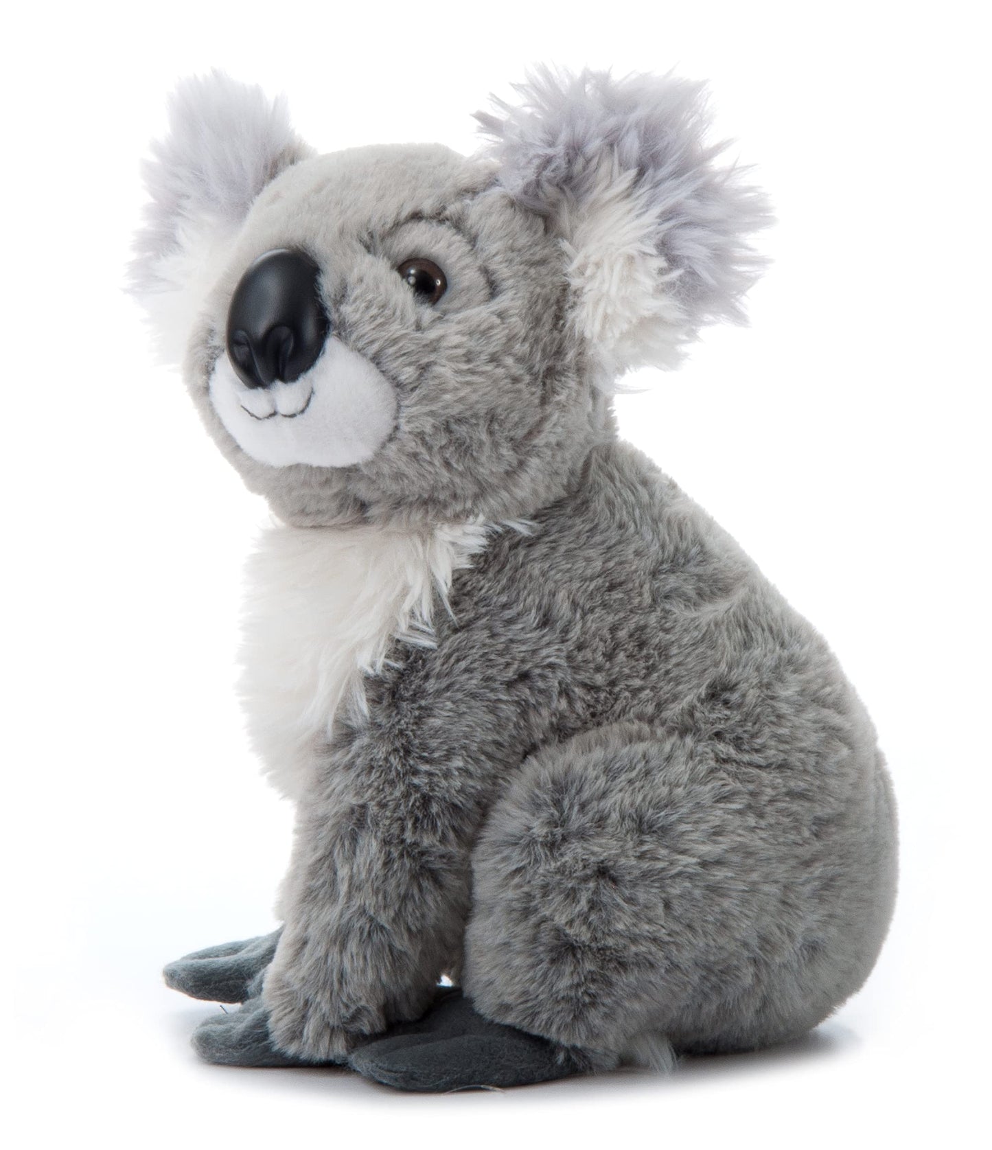 The Petting Zoo Koala Stuffed Animal, 12-Inch Grey Plush Toy, Recycled Materials, Model 420341