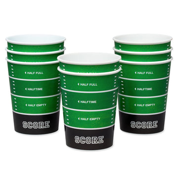 American Greetings Football Party Supplies, 16 oz Reusable Plastic Cups (8-Count)