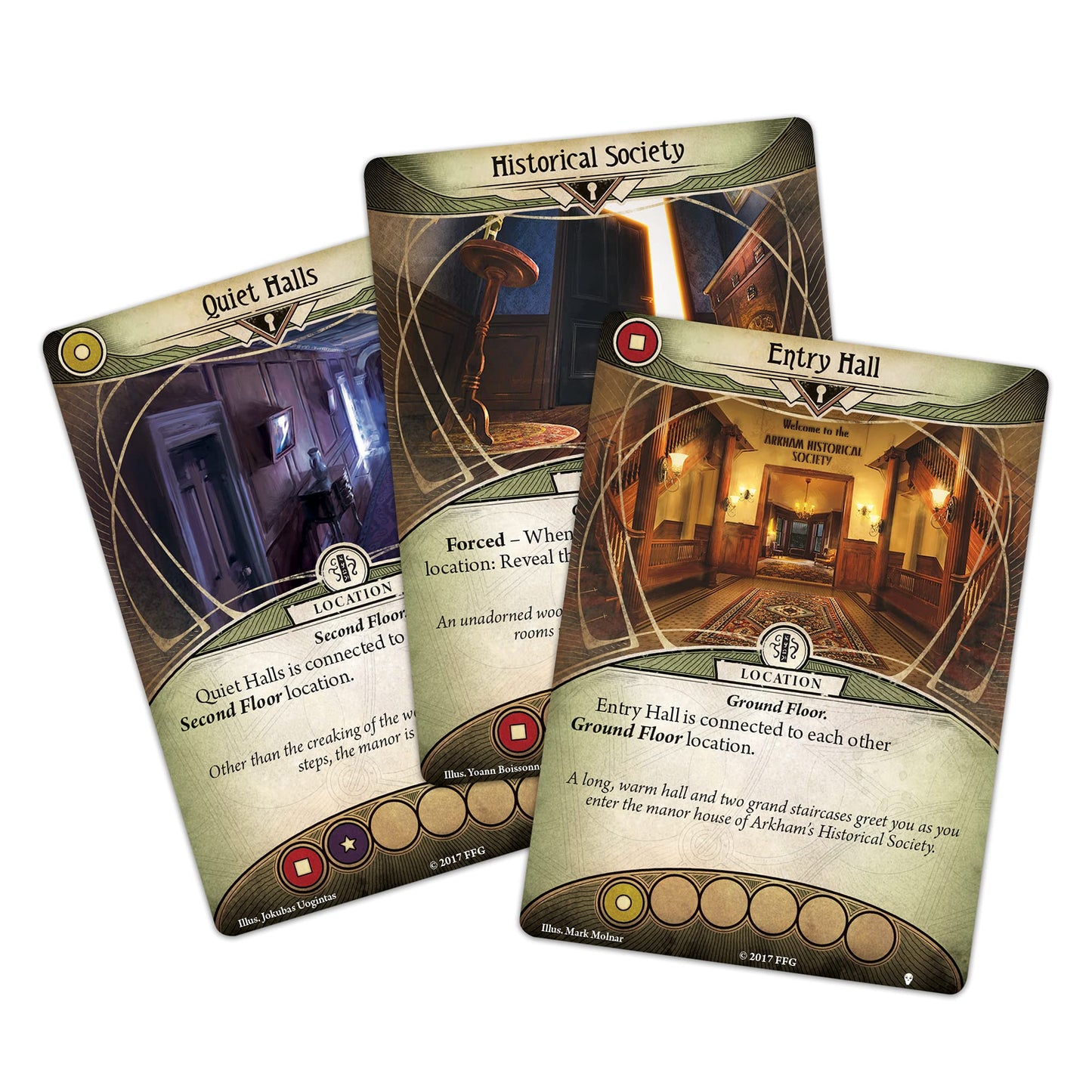 Fantasy Flight Games Arkham Horror Mythos Pack - Echoes of the Past, Cooperative Card Game for 1-4 Players, Multi-color, AHC12