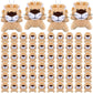 Shappy 100 Pcs Mini Animal Lion Plush Toys Small Stuffed Animals Bulk Mini Keychains Soft Cute Tiny Plushies for Birthday Gifts,