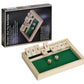 Win SPORTS Wooden Shut The Box Game - Dice Game 2 Player,Board Game,Classics Tabletop Version,Popular Pub Game,Math,Travel for K