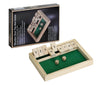 Win SPORTS Wooden Shut The Box Game - Dice Game 2 Player,Board Game,Classics Tabletop Version,Popular Pub Game,Math,Travel for K