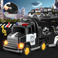 Beby Buty 7 in 1 Police Trucks Cars Toys for Toddlers 3-5, Boy Toddler Car Truck Toys with Light Sound, Birthday Gifts Toys for