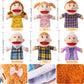 6 Pcs Family Hand Puppets 12 Inch Grandparents, Mom & Dad, Brother & Sister Plush Hand Puppet Toys Role-Play Toy Puppets For Kid