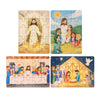 Peyo Pals Bible Themed 4-In-1 Wooden Jigsaw Puzzles In Box (15 Pcs Each) | Christian Bible Gifts For Kids | Easter Gifts For Kid