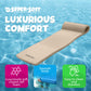 Trc Recreation Sunsation 1.75' Thick Foam Lounger Swimming Pool Float, Bronze