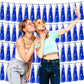 4P Blue Foil Fringe Tassel Banner Garland Metallic Tinsel Streamers Wall Hanging Curtain Backdrop Banner for Parade Floats, 2024