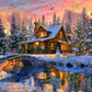 Vermont Christmas Company Rockies Christmas 1000 Piece Copper Puzzle VC1221