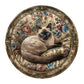Wooden Puzzles for Adults - Challenging Vintage Siamese Cat Adult Puzzle, Unique Animal Shaped Wooden Jigsaw Puzzles for Adults,