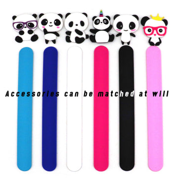 PAITUEND Panda Slap Bracelets for Kids Party Favors-Panda Theme Birthday Decorations(6pack) for Boys&Girls Panda Theme Party Sup