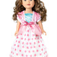 Little Adventures Bo Peep Doll Dress - Doll Not Included - Machine Washable Child Pretend Play And Party Doll Clothes With No Glitter