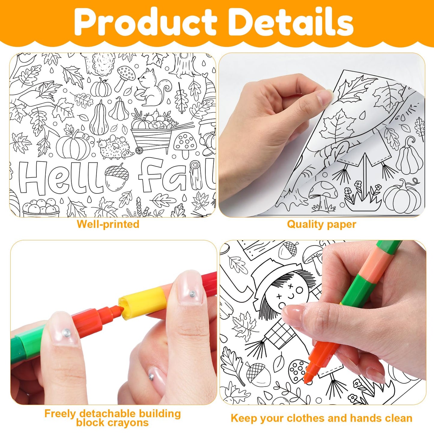 4 Pack Reusable Sticker Book For Toddlers, Toddler Sticker Book For Kids, Toddler Activities Crafts Preschool Learning Travel Bi