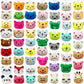 Xipegpa 60 Pcs Mini Animal Plush Toys Set Cute Small Animal Stuffed Toy Keychain For Party Favors Keychain Ornament For Goody Ba