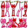 Blueweenly 10 Pack Valentines Day Bulk Hanging Animal for Kids 19.7 Inch Plush Stuffed Cute Plush Doll with Hand Soft Romantic 